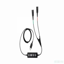 Кабель USB Type-A - QD Адаптер Jabra Link 265 0.9м черный