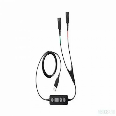 Кабель USB Type-A - QD Адаптер Jabra Link 265 0.9м черный