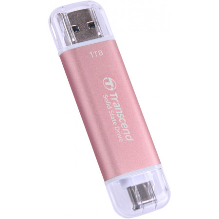 1 ТБ Внешний SSD диск Transcend TS1TESD310P розовый