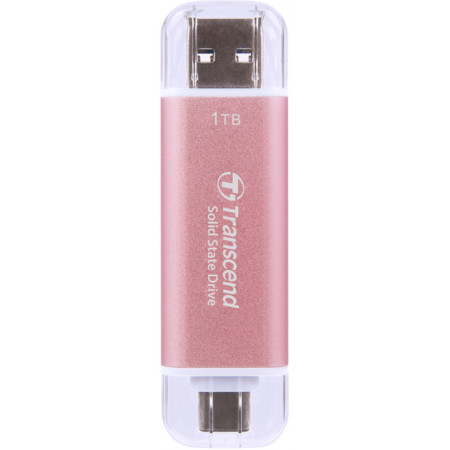 1 ТБ Внешний SSD диск Transcend TS1TESD310P розовый