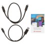250 ГБ Внешний SSD диск Transcend TS250GESD260C серебристый