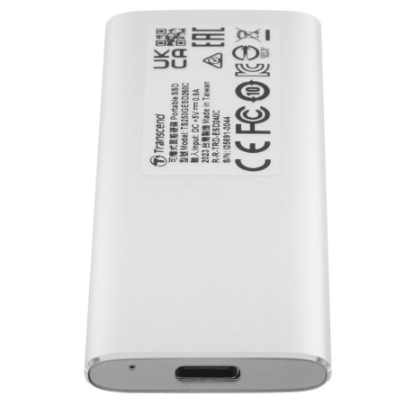 250 ГБ Внешний SSD диск Transcend TS250GESD260C серебристый