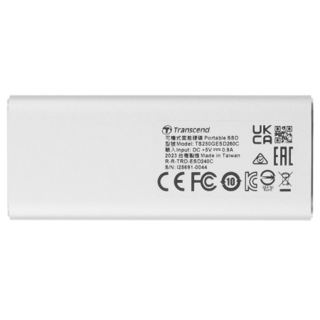 250 ГБ Внешний SSD диск Transcend TS250GESD260C серебристый