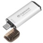 512 ГБ Внешний SSD диск Transcend TS512GESD300S серебристый