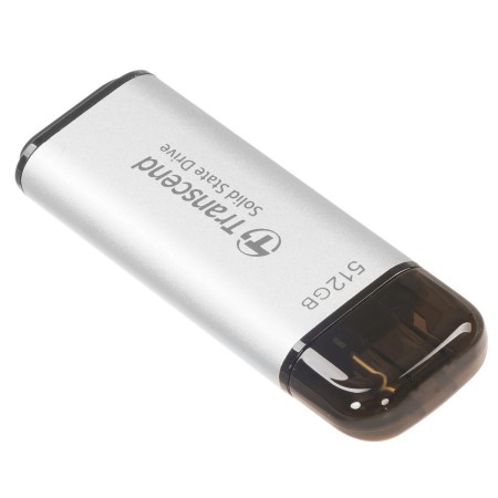 512 ГБ Внешний SSD диск Transcend TS512GESD300S серебристый
