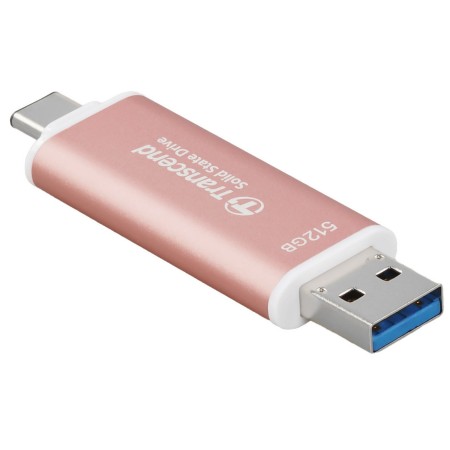 512 ГБ Внешний SSD диск Transcend TS512GESD310P розовый