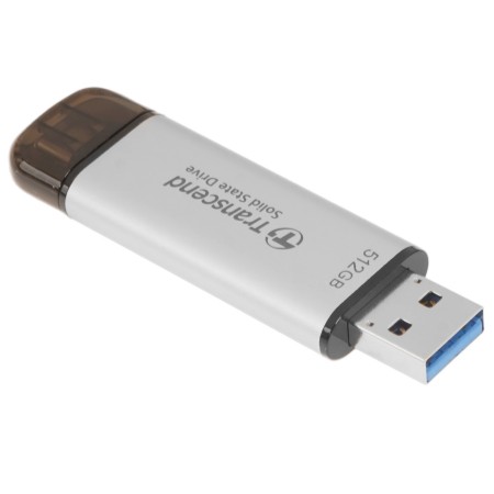 512 ГБ Внешний SSD диск Transcend TS512GESD310S серебристый
