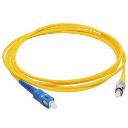 Патч-корд оптический LANMASTER Pig Tail AMP (6536880-2) желтый