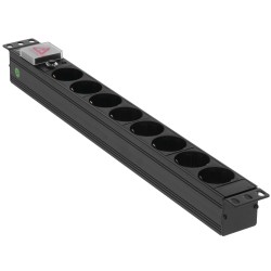 Распределитель питания для ИБП Lanmaster TWT-PDU19-10A8P-1.8 (TWT-PDU19-10A8P-1.8)