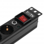 Распределитель питания для ИБП Lanmaster TWT-PDU19-10A8P-3.0 (TWT-PDU19-10A8P-3.0) черный