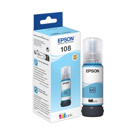 Чернила Epson C13T09C54A 108 EcoTank голубые