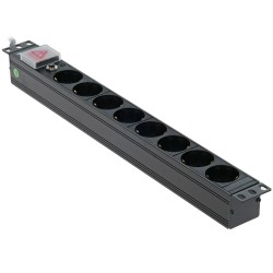 Распределитель питания для ИБП Lanmaster TWT-PDU19-16A8P-3.0 (TWT-PDU19-16A8P-3.0) черный
