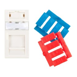 Адаптер для keystone Commscope 2153422-1 (2153422-1) белый