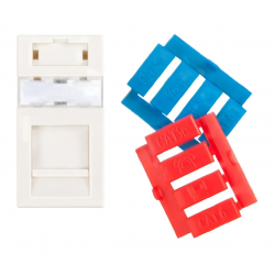 Адаптер для keystone Commscope 2153422-1 (2153422-1) белый