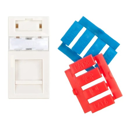 Адаптер для keystone Commscope 2153422-1 (2153422-1) белый