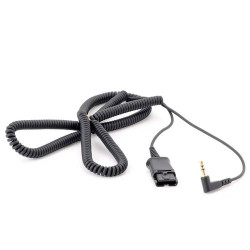 Кабель 2.5 mm mini jack QD Cable Poly 85Q32AA 3 м черный