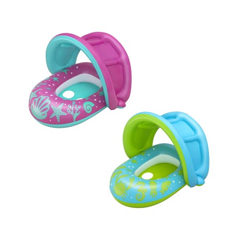 Надувная лодочка Bestway Splash Star Shaded 34091 розовый/синий