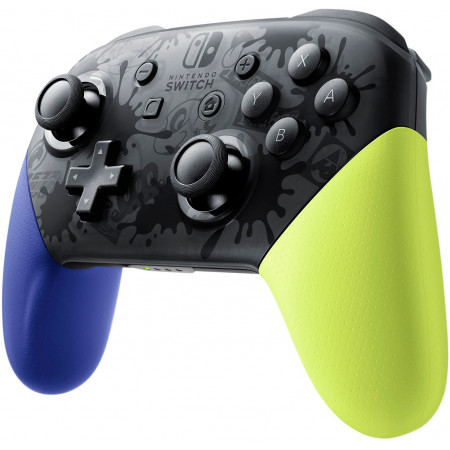 Джойстик беспроводной Nintendo Switch Pro Controller Splatoon 3 Special Edition (Splatoon controller) черный-желтый-фиолетовый