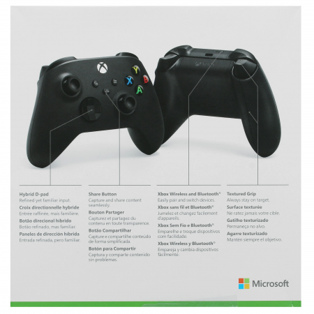 Джойстик беспроводной Microsoft Xbox Wireless Controller (Xbox Controller Black) черный