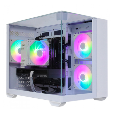 Системный блок Core i5-14400F-2.5GHz/B760/RAM 16GB/SSD 1TB (M.2)/RTX4060Ti-8GB/no DVD/750W белый