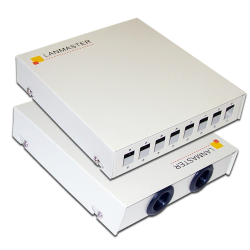 Оптический кросс LANMASTER (LAN-FOBM-WM-8SC) белый