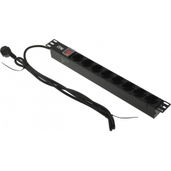 Распределитель питания для ИБП ITK PH12-8D1-P (PH12-8D1-P) черный