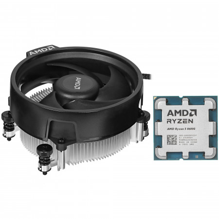 Процессор AMD Ryzen 5 8600G BOX с кулером (100-100001237 BOX) серый