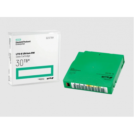 Ленточный носитель информации HPE LTO-8 Ultrium (Q2078A) зеленый