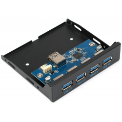 Планка передней панели Gembird FP3.5-USB3-4A (FP3.5-USB3-4A) черный