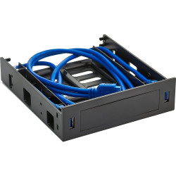 Планка передней панели Exegate HD-2U3 (EX280445RUS) черный