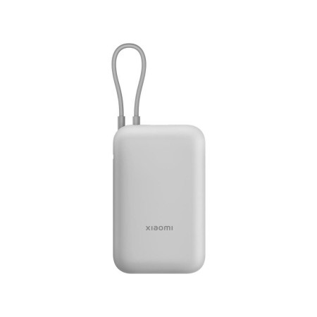 Портативный аккумулятор Xiaomi Power Bank 20000mAh (Integrated Cable) Светло-серый