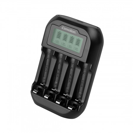 Зарядное устройство Camelion BC-1046-BLK-DB черный