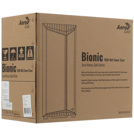 Корпус AeroCool Bionic-G-BK-v2 (ACCM-PV34113.11) черный