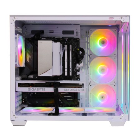 Системный блок Core i5-14400F-2.5GHz/B760/RAM 32GB/SSD 1TB (M.2)/RTX4060Ti-8GB/no DVD/750W белый