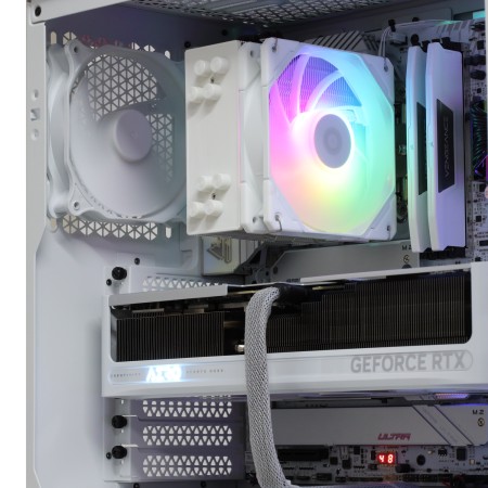 Системный блок Core i7-13700F-2.1GHz/Z790/RAM 32GB/SSD 1TB (M.2)/RTX 5070 Ti-16GB/no DVD/850W белый