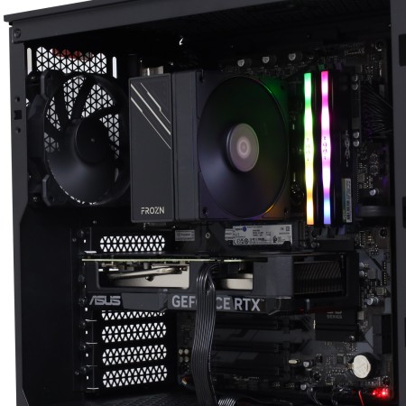 Системный блок Core i7-14700F-2.1GHz/B760/RAM 16GB/SSD 1TB (M.2)/RTX4060Ti-8GB/no DVD/750W черный