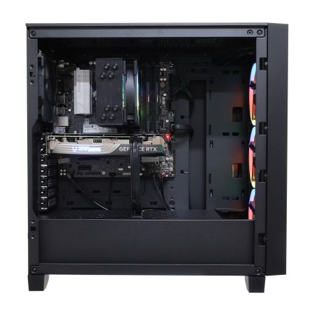 Системный блок Core i7-14700F-2.1GHz/B760/RAM 32GB/SSD 1TB (M.2)/RTX4070-12GB/no DVD/850W/ черный