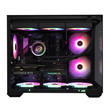 Системный блок Core i7-14700F-2.1GHz/B760/RAM 32GB/SSD 1TB (M.2)/RTX4070S-12GB/no DVD/850W/ черный