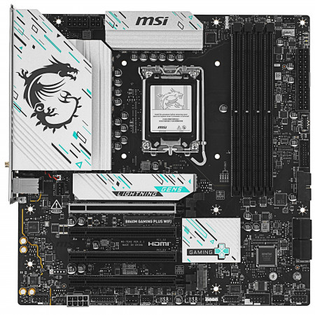 Материнская плата MSI B860M GAMING PLUS WIFI черный