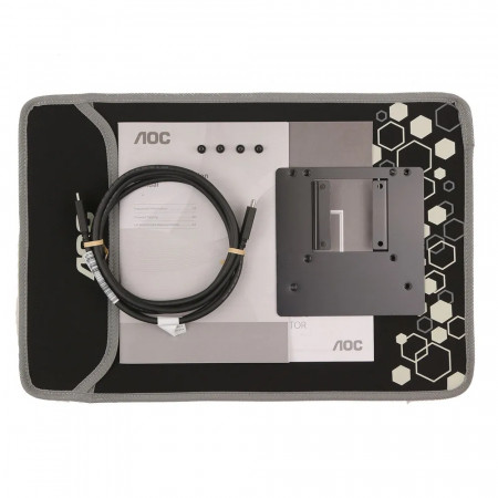 15.6" Монитор AOC 16T3EA черный