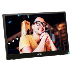 15.6" Монитор AOC 16T3EA черный