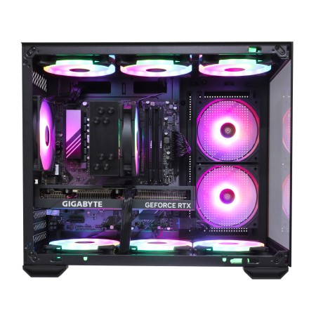 Системный блок Ryzen 5 7500F-3.7GHz/B650/RAM 32GB/SSD 1TB (M.2)/RTX4060Ti-8GB/no DVD/750W/ черный