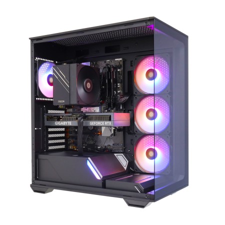 Системный блок Ryzen 7 5800X-3.8GHz/B450/RAM 32GB/SSD 1TB (M.2)/RTX4060Ti-8GB/no DVD/750W/ черный
