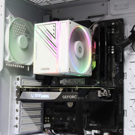 Системный блок Ryzen 7 5800X-3.8GHz/B550/RAM 32GB/SSD 1TB (M.2)/RTX 4070 SUPER-12GB/no DVD/850W белый