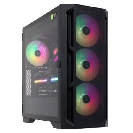 Системный блок Ryzen 9 5900X-3.7GHz/B550/RAM 32GB/SSD 1TB (M.2)/RX 7800 XT-16Gb/no DVD/850W/ черный