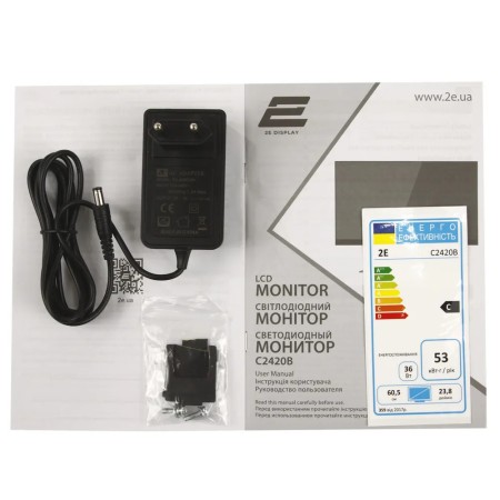 23.8" Монитор 2E C2420B черный