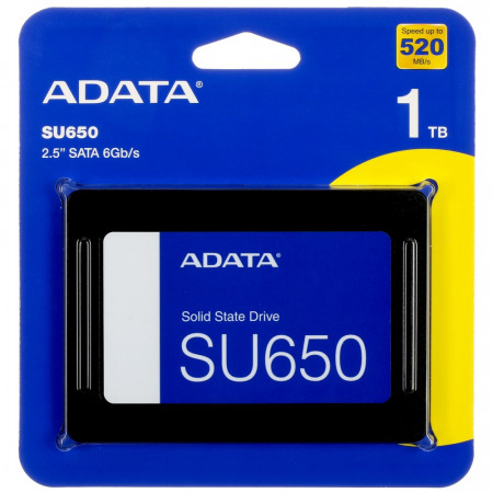 1000 ГБ SSD диск ADATA Ultimate SU650 (ASU650SS-1TT-R) черный