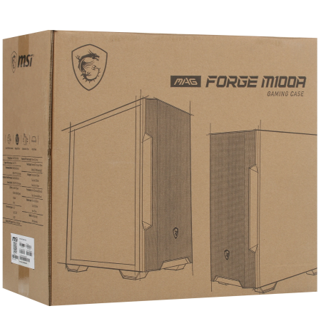 Корпус MSI MAG Forge M100A (306-7G20A21-809) черный