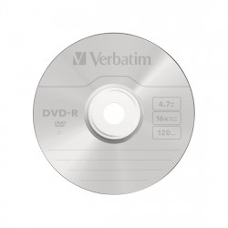 Диск DVD Verbatim 43547 4.7Гб Slim case 16x 1 шт серебристый