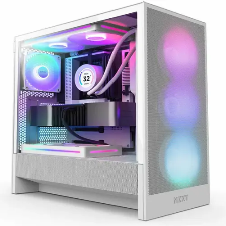 Корпус NZXT H5 Flow RGB (CC-H51FW-R1) белый